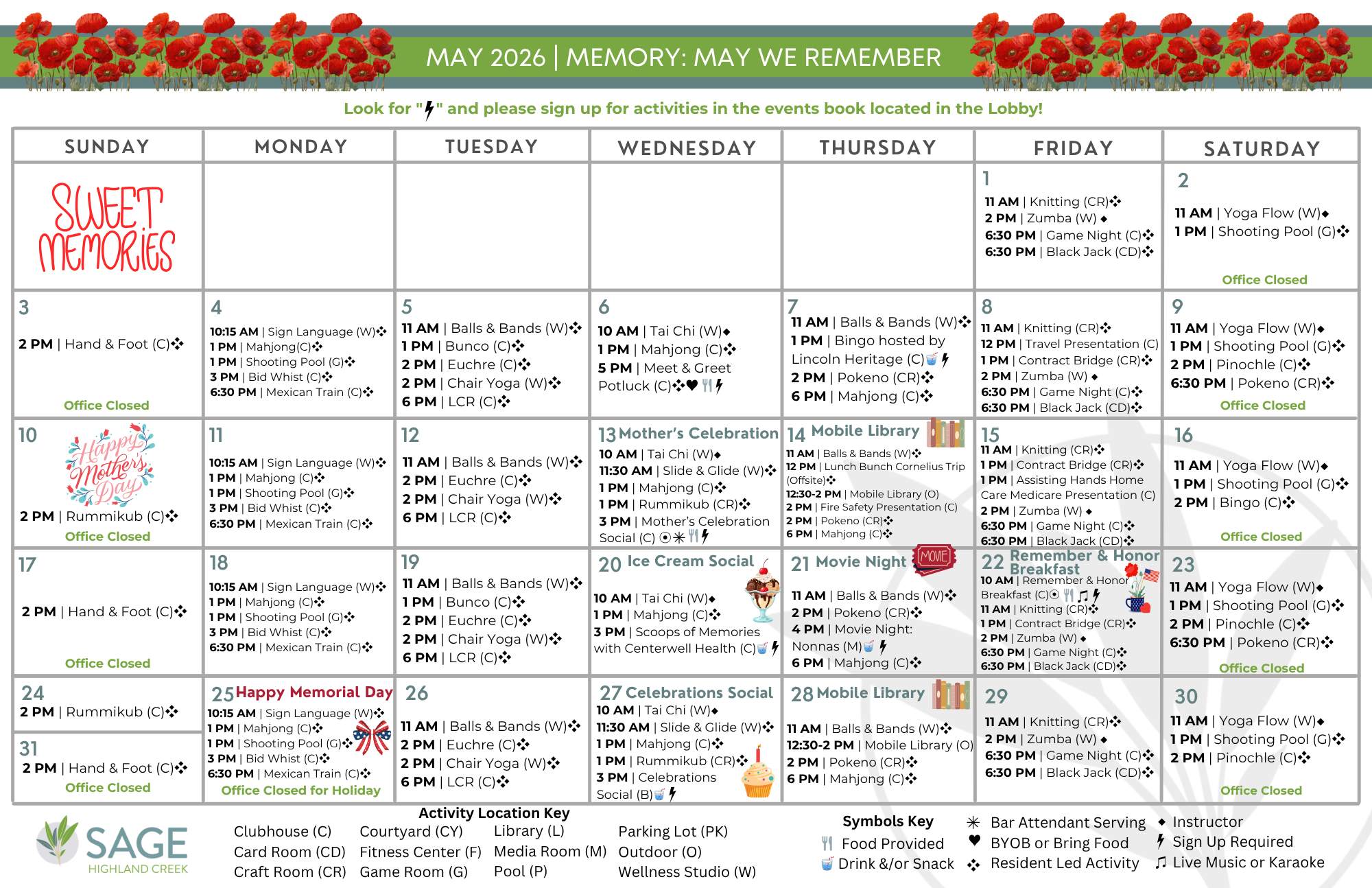 Resident Calendar